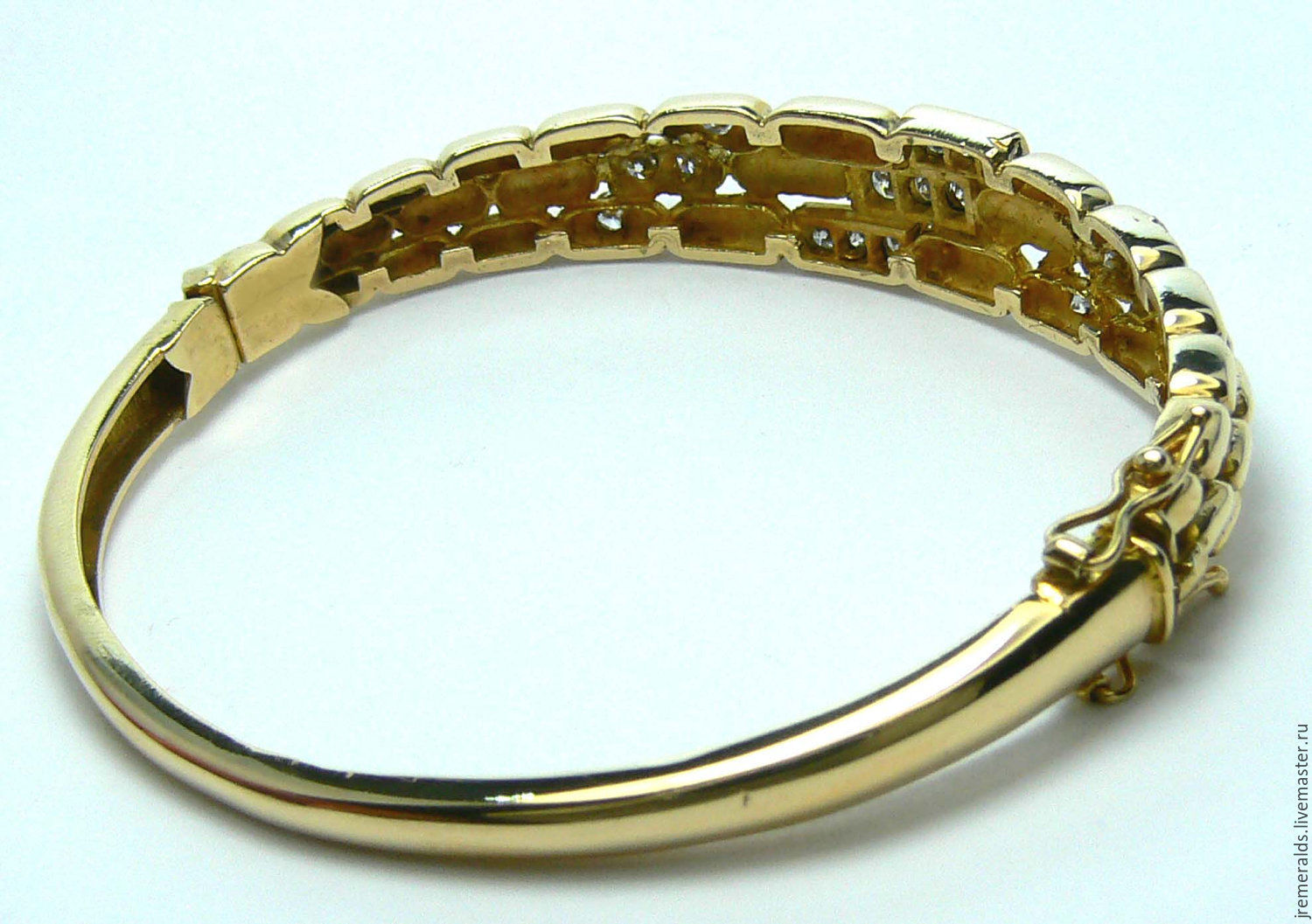 браслеты золотые кольцами фото
