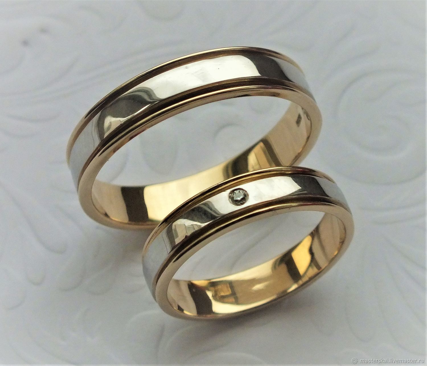 Золото 585 обручальные кольца парные