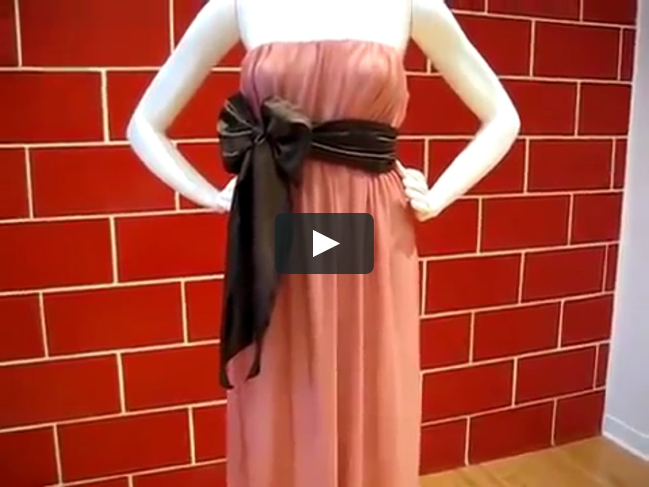 Как завязать красивый бантик на платье