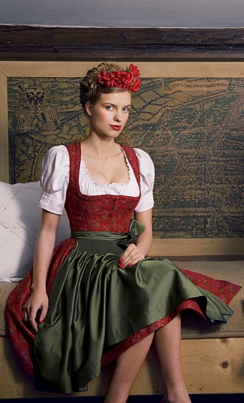 Баварское платье (106 фото)