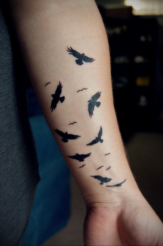 Татуировки птицы на руке у девушек: красота и символизм - slep-kostroma.ru