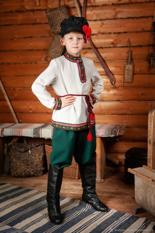 Русский народный костюм для мальчика 