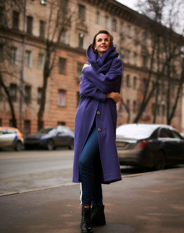 Boutique Moschino пальто фиолетовое