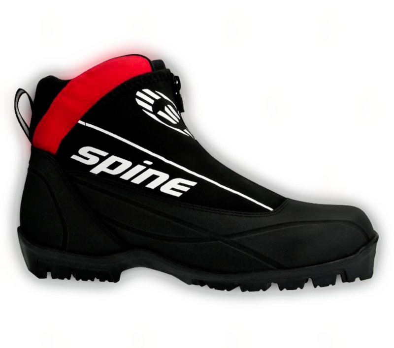 Лыжные ботинки Spine NNN Concept Carbon Skate (298) (черный/синий)