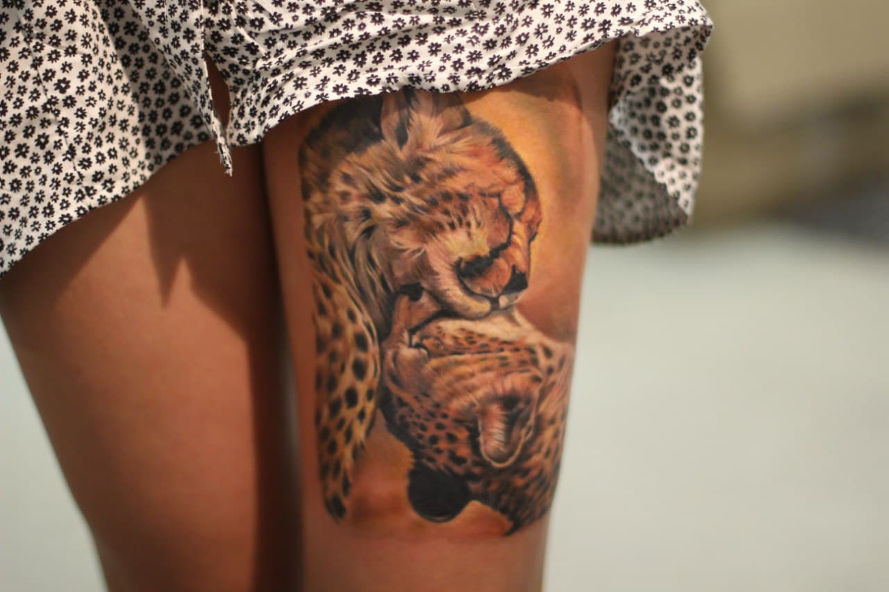 Татуировка гепард (58 фото) .
