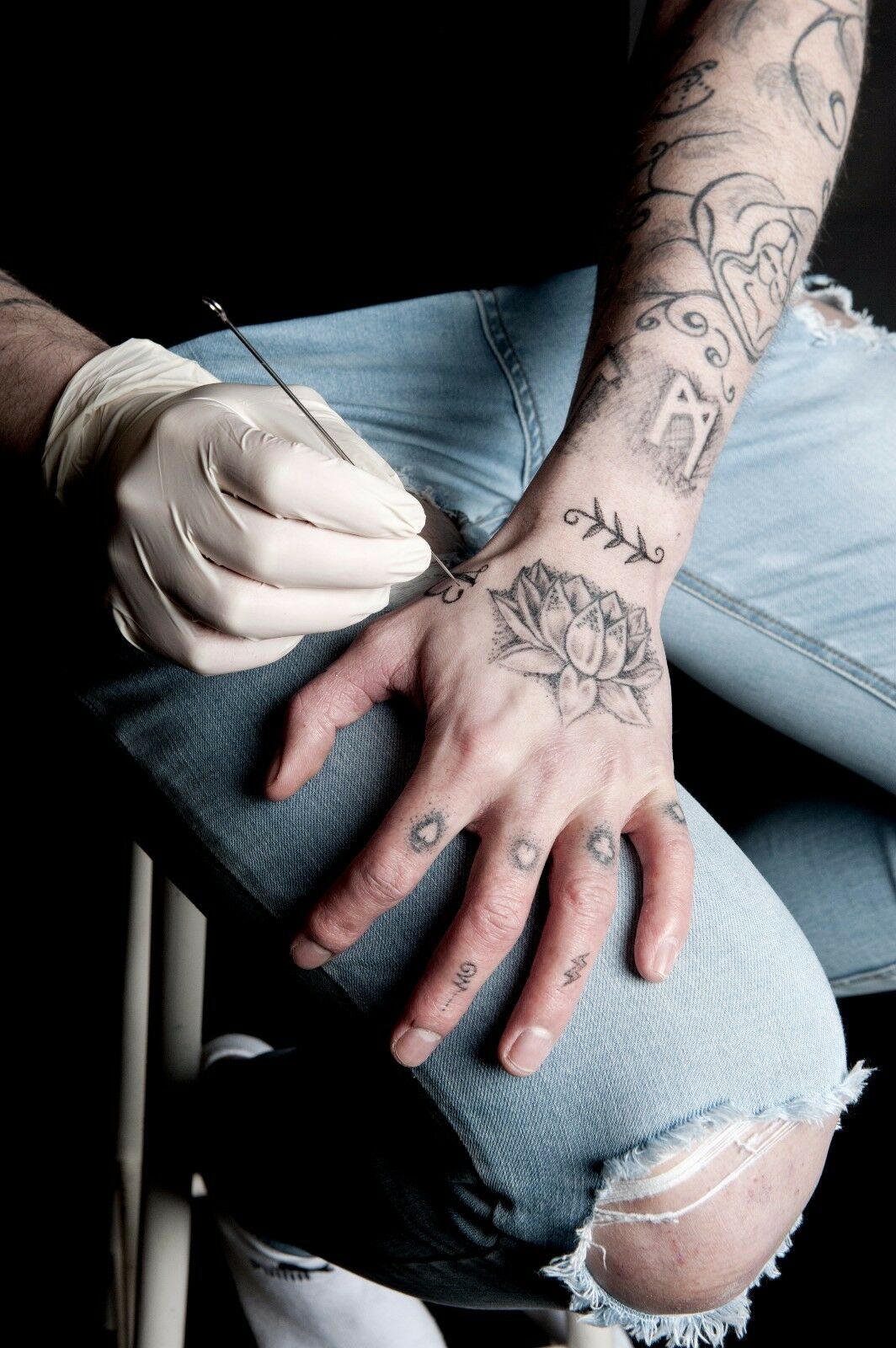 Татуировки в стиле хендпоук