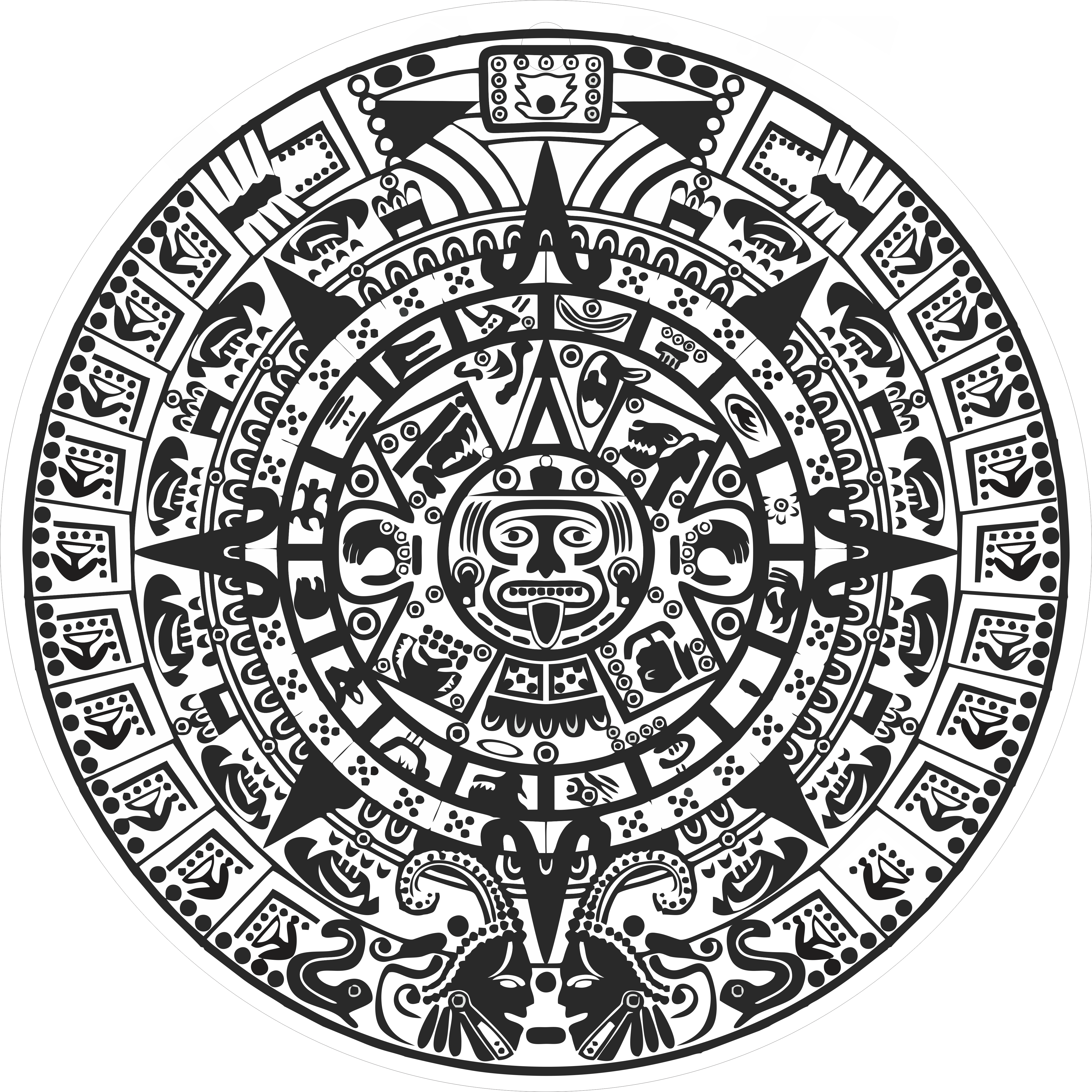 Calendario azteca tattoo