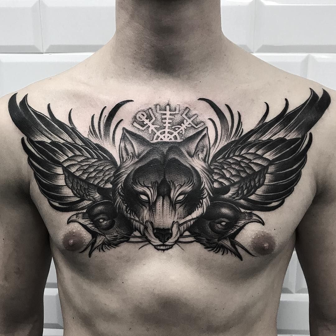 татуировки для мужчин груди фото 108