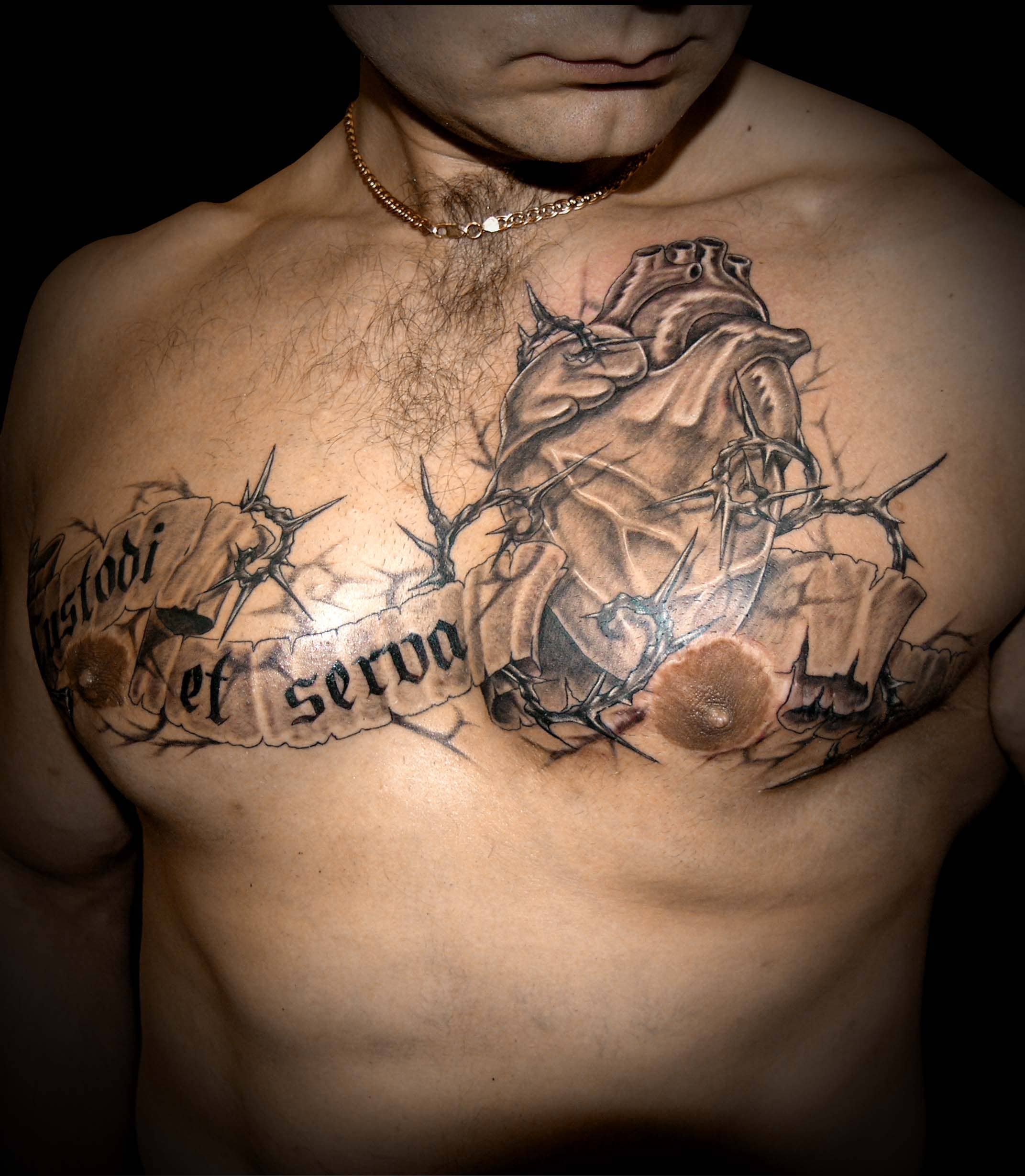 татуировки для мужчин груди фото 76