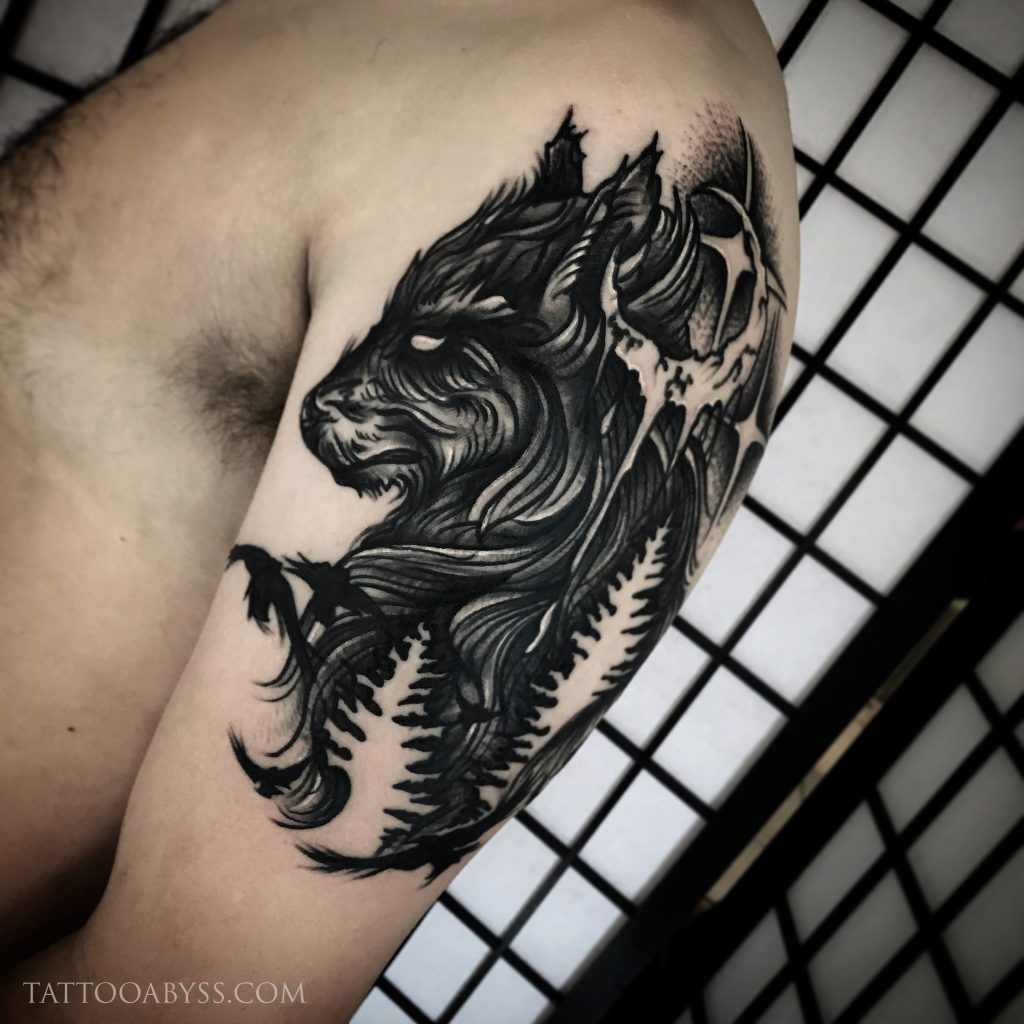 Картинки татуировок волка