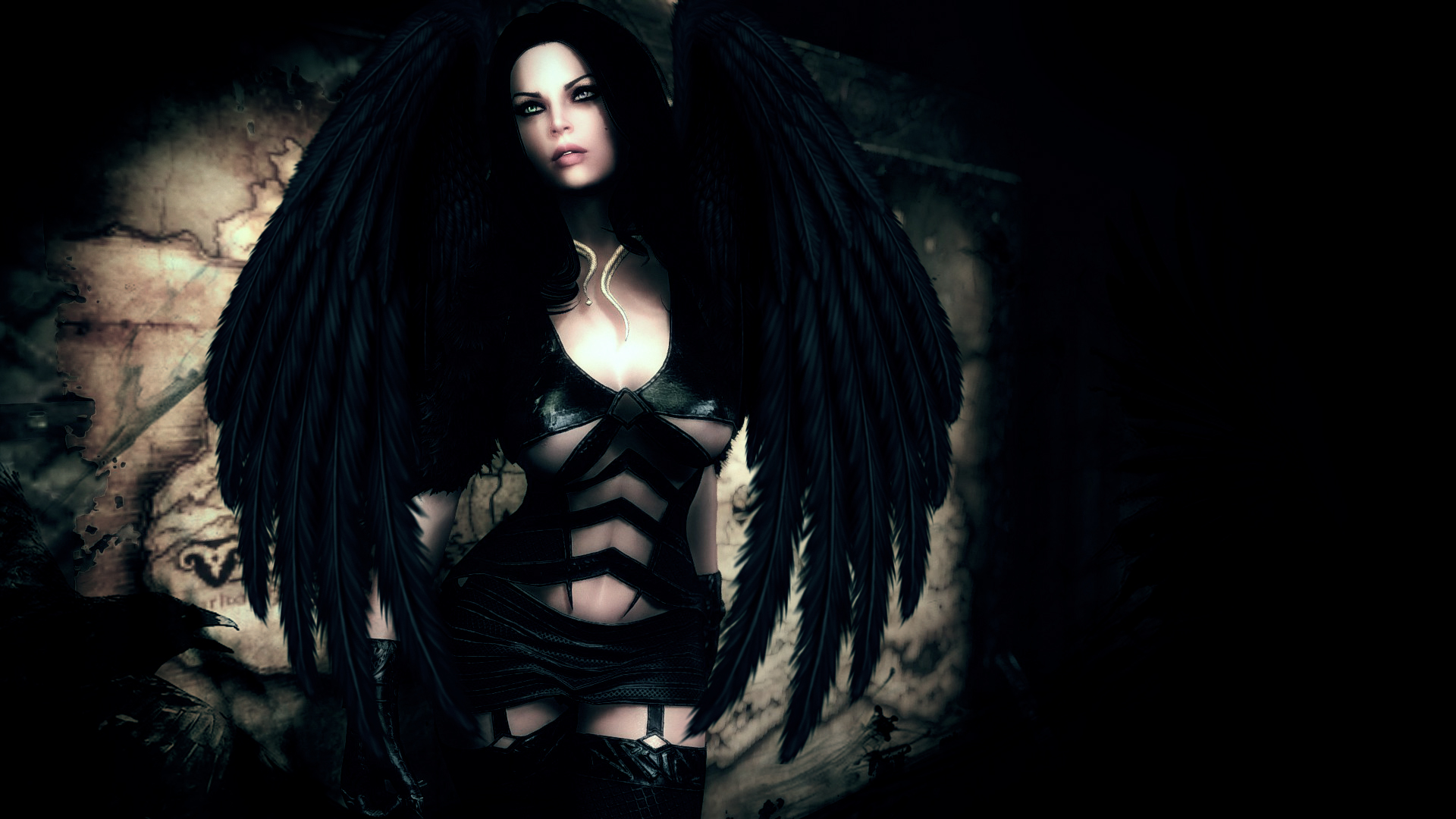 Темный ангел девушка