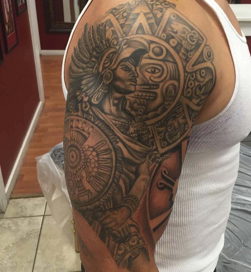 Ацтекские Татуировки.