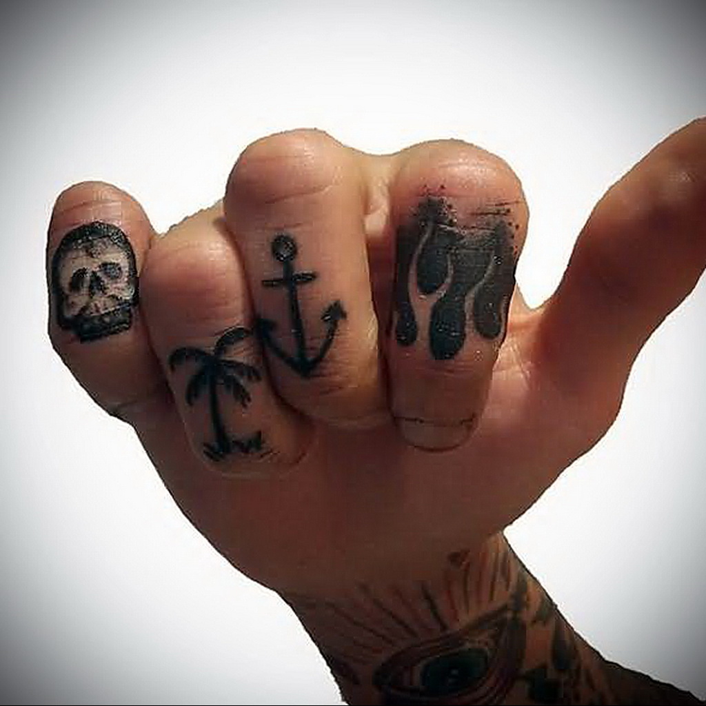 Эскизы татуировок для мужчин на пальцах