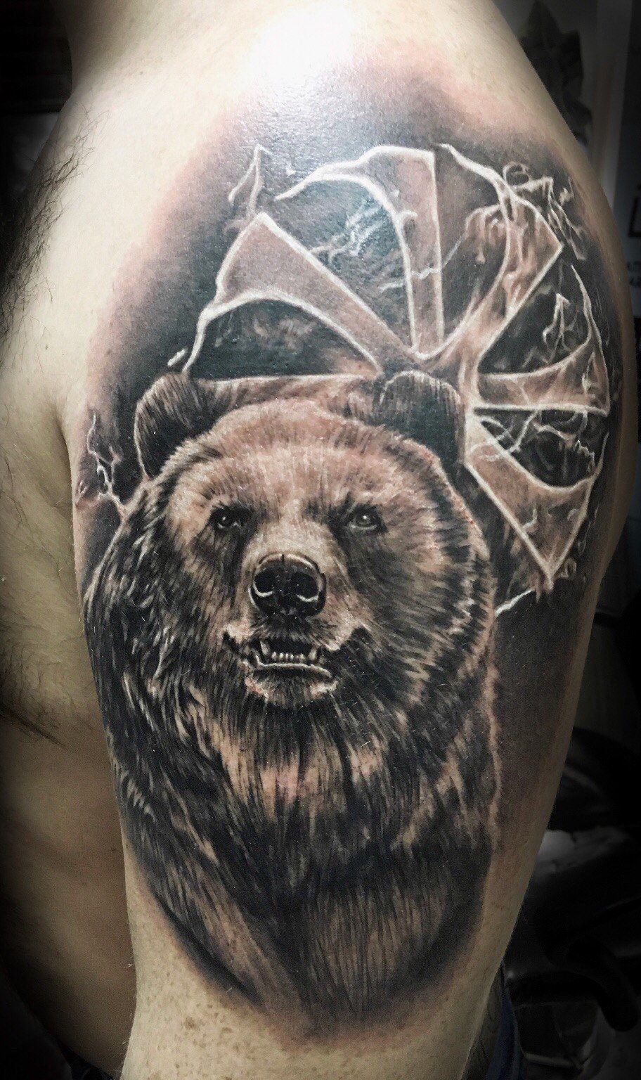 Славянский медведь тату
