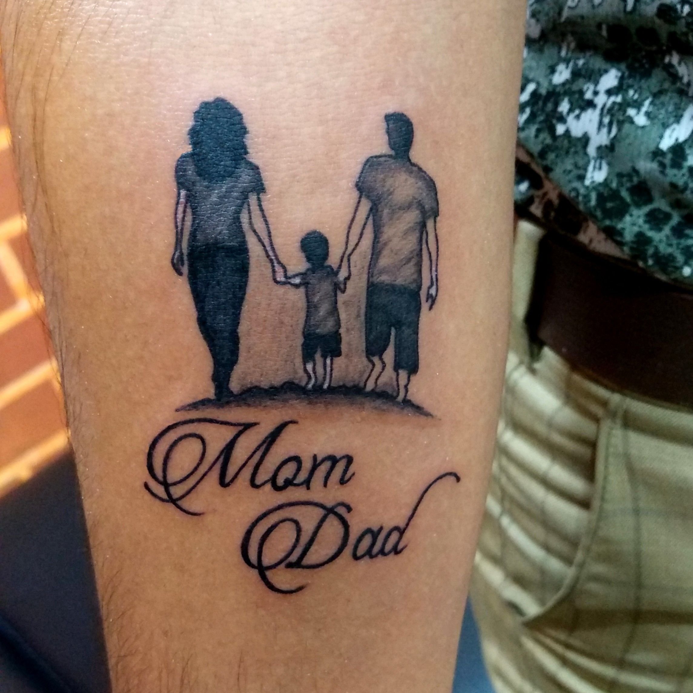 Татуировка связанная с родителями