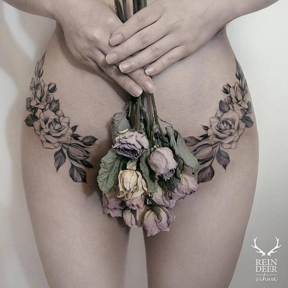 Татуировки на половых органах (78 фото) .