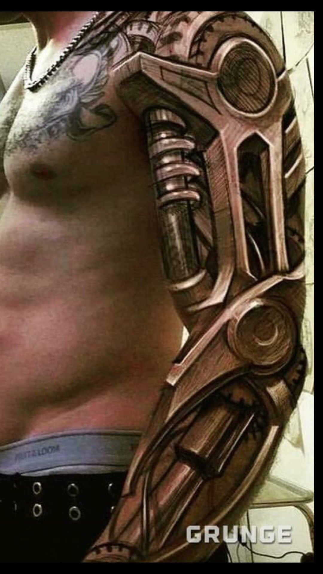 Татуировки в виде робота