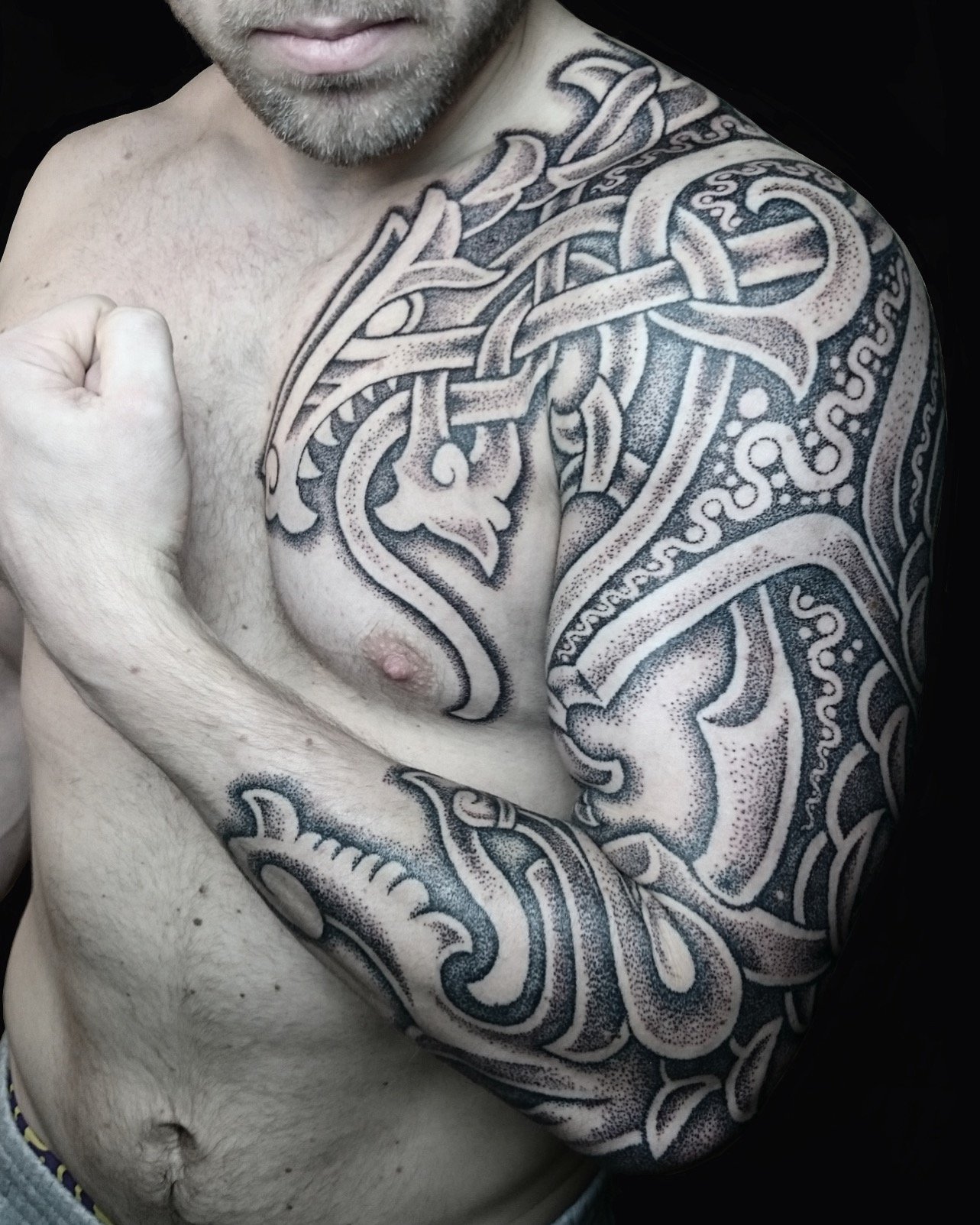 Кельтские татуировки для мужчин (58 фото)