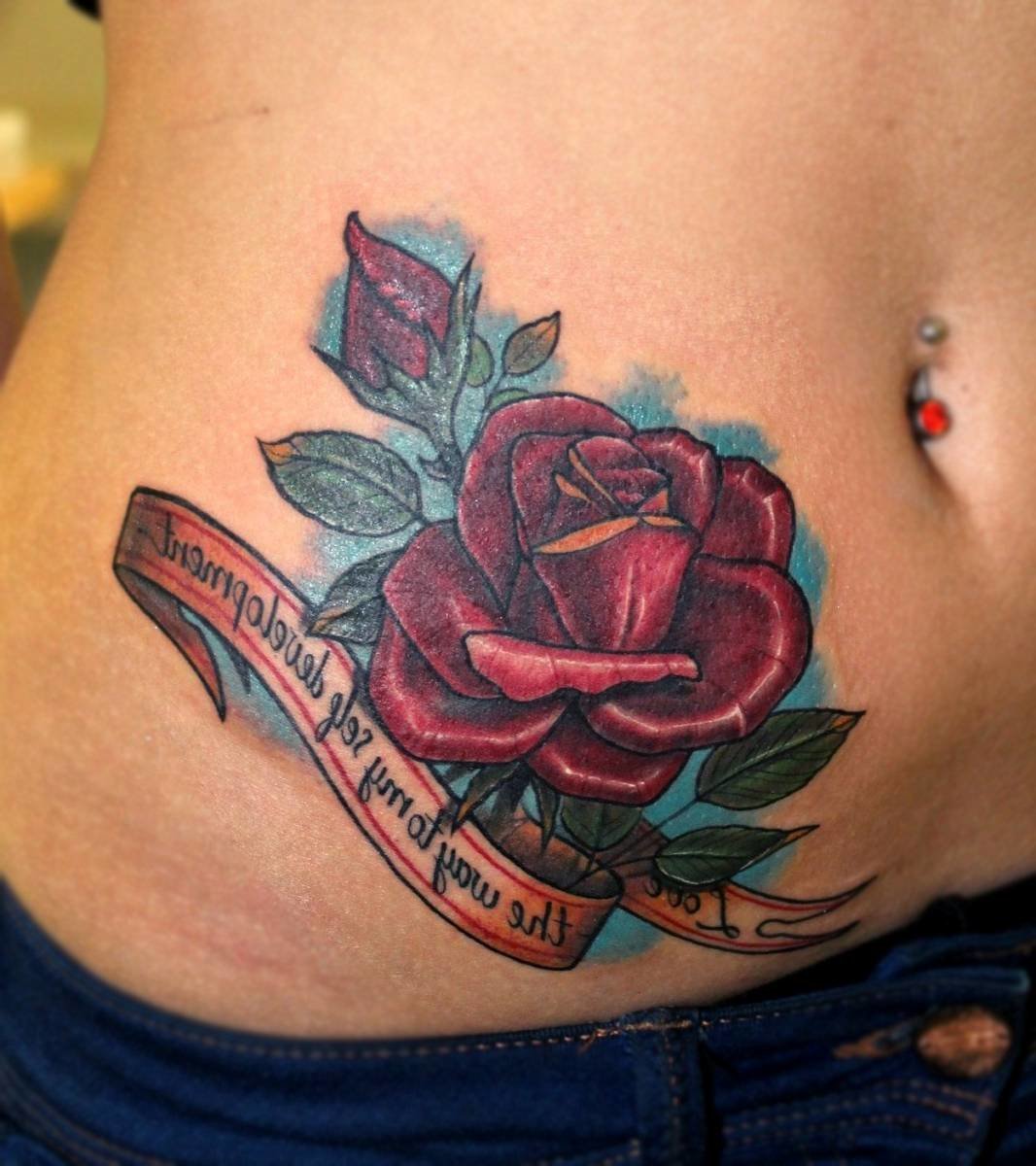 Татуировки Розы Для Девушек Фото