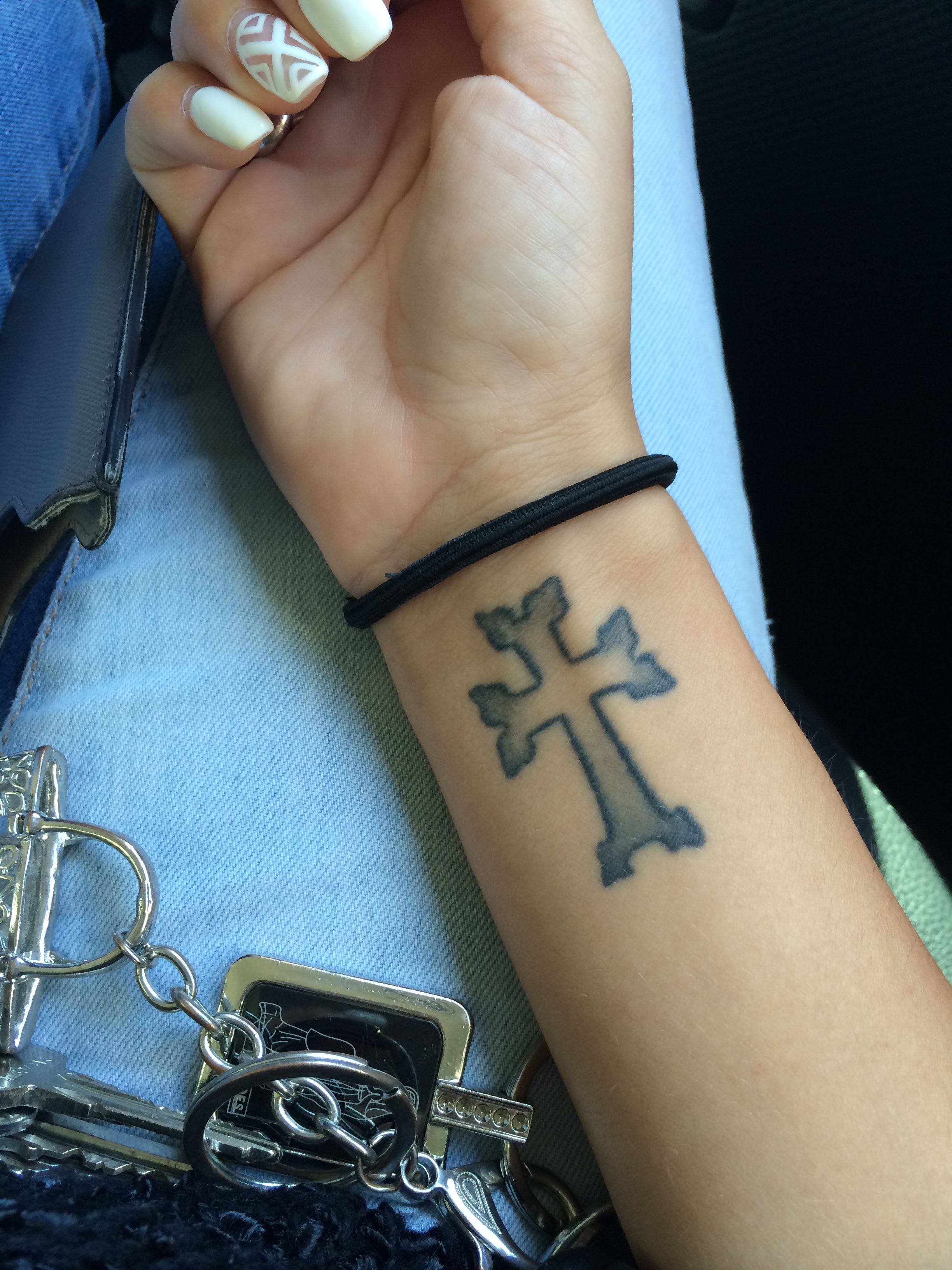 Армянский крест тату