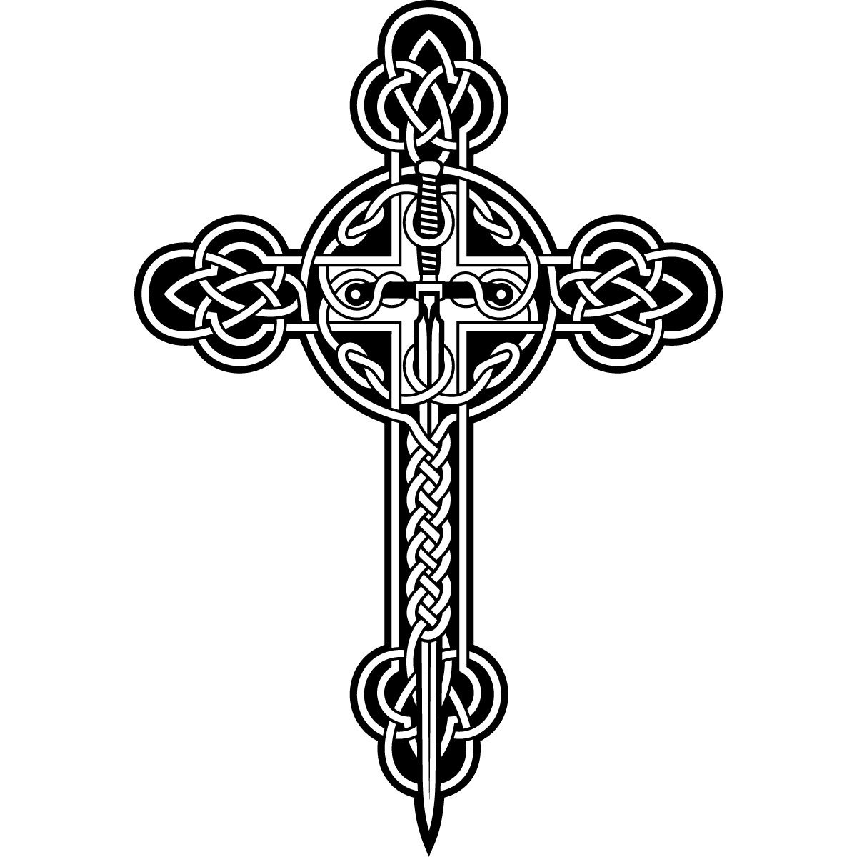 Кельтский узор православный крест
