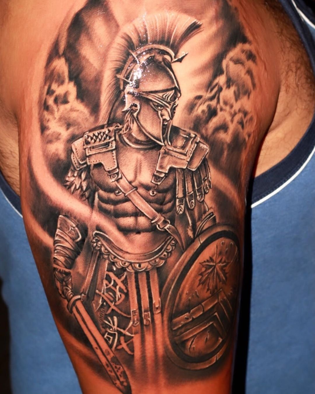 Татуировки древних воинов (58 фото) .