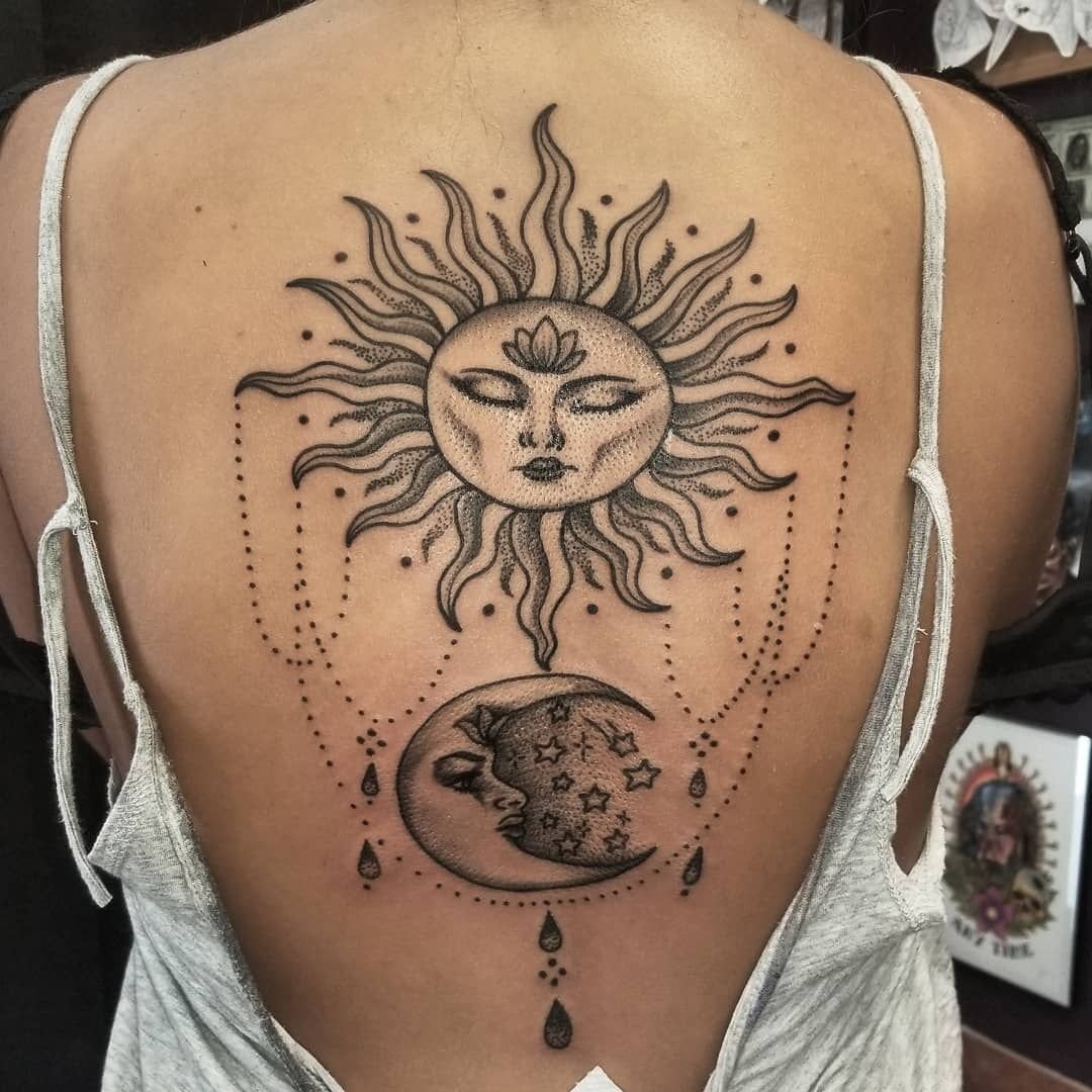 Татуировка славянское солнце