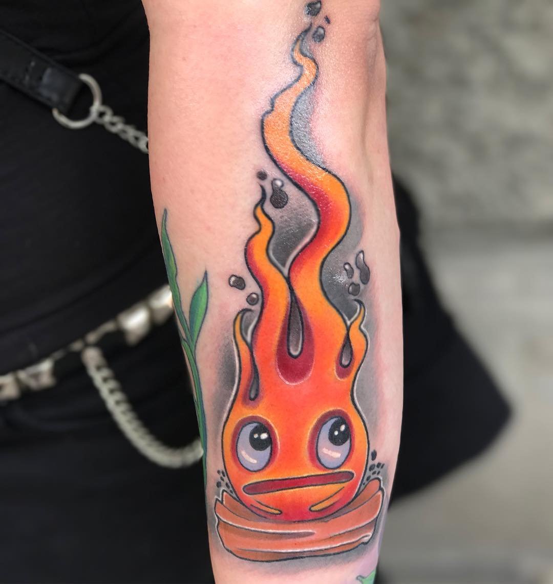 Татуировка пламя