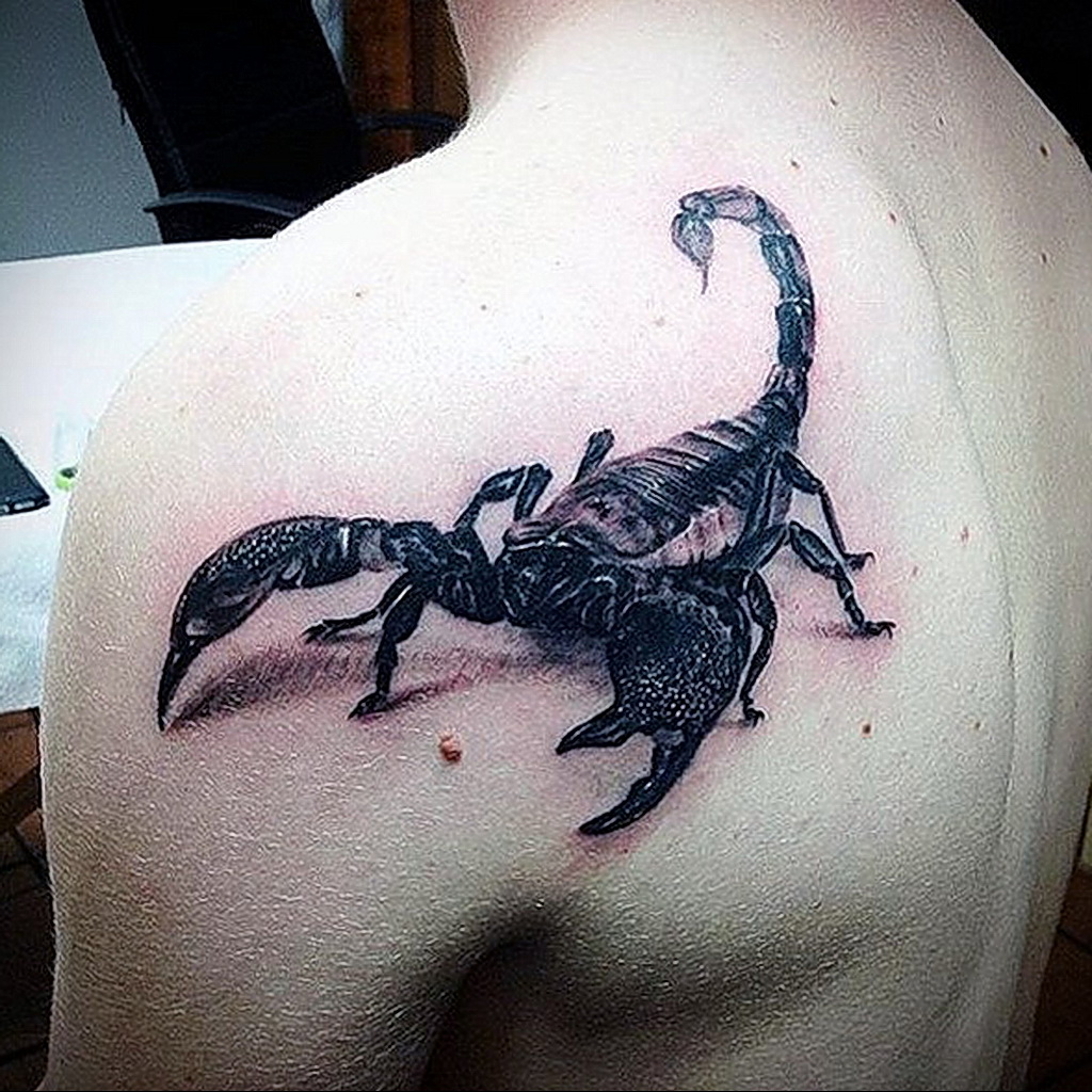 татуировка скорпион у мужчин на груди фото 92