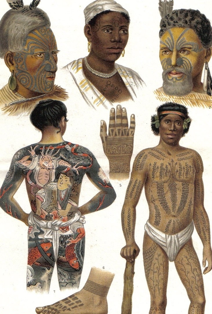 Древние племена с татуировками