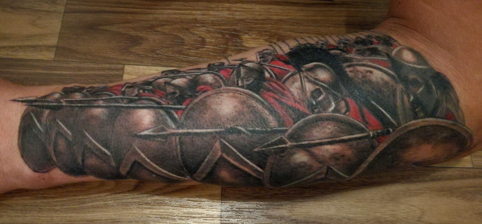 Татуировка 300 спартанцев