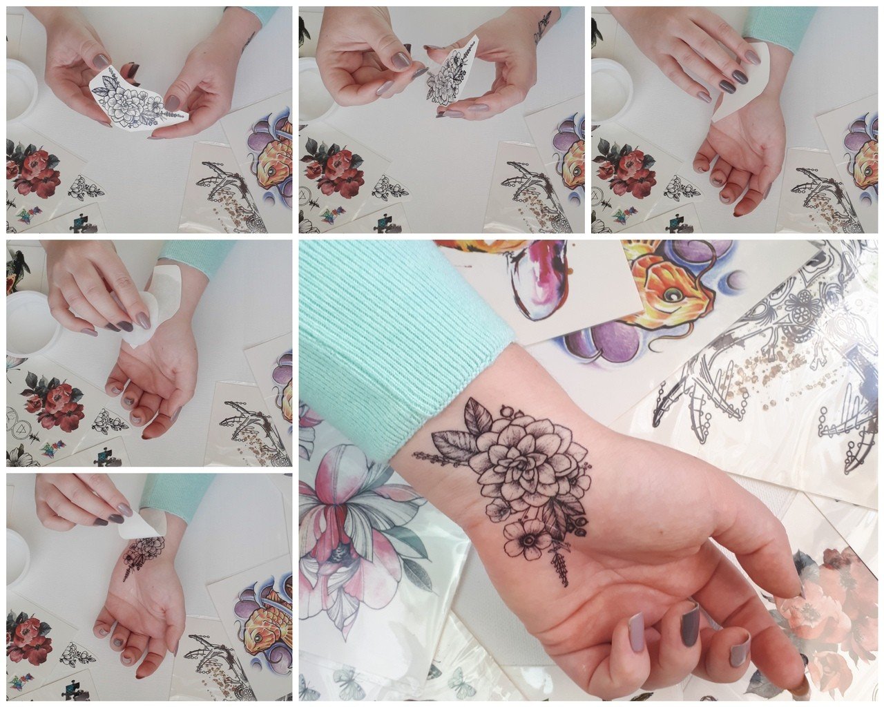Как сделать переводную татуировку