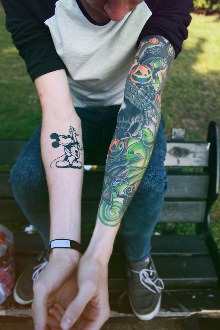 Татуировки на руку мужские молодежные