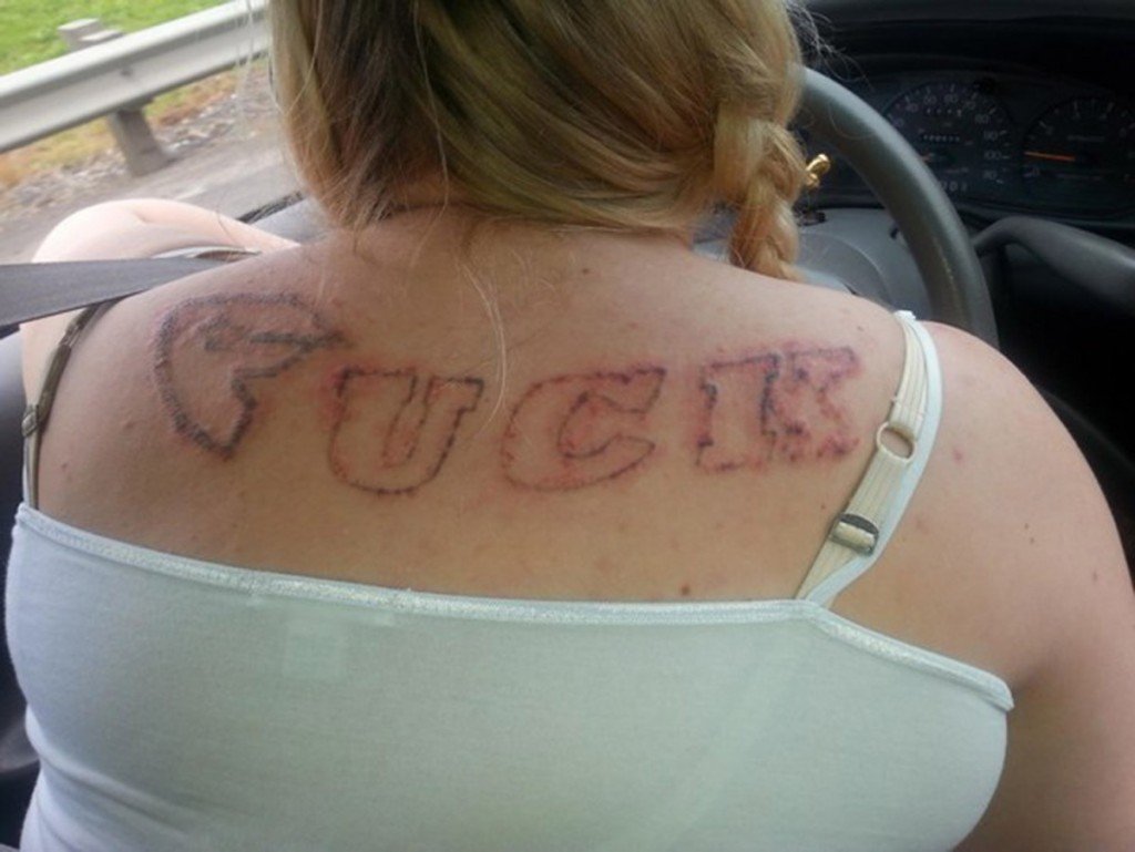 Неудачные Татуировки на спине