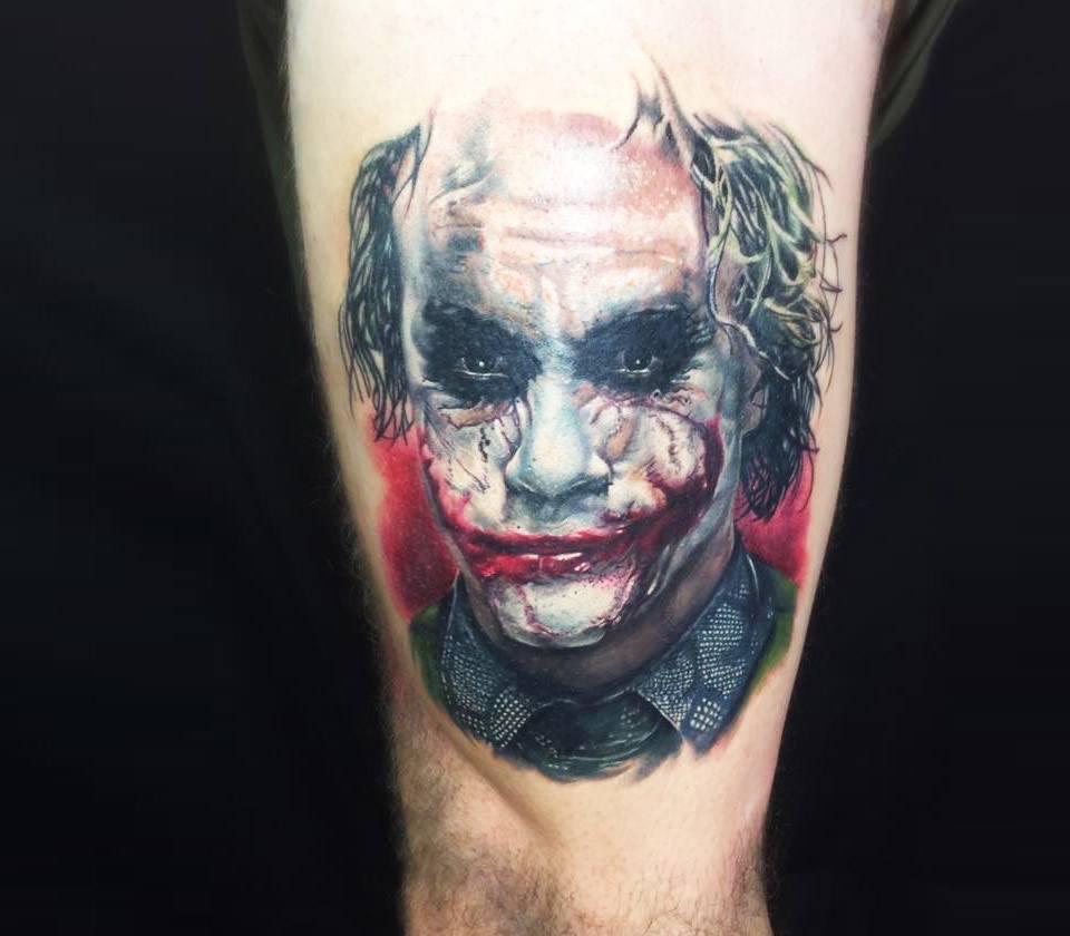 Fredao Oliveira Tattoo Джокер.