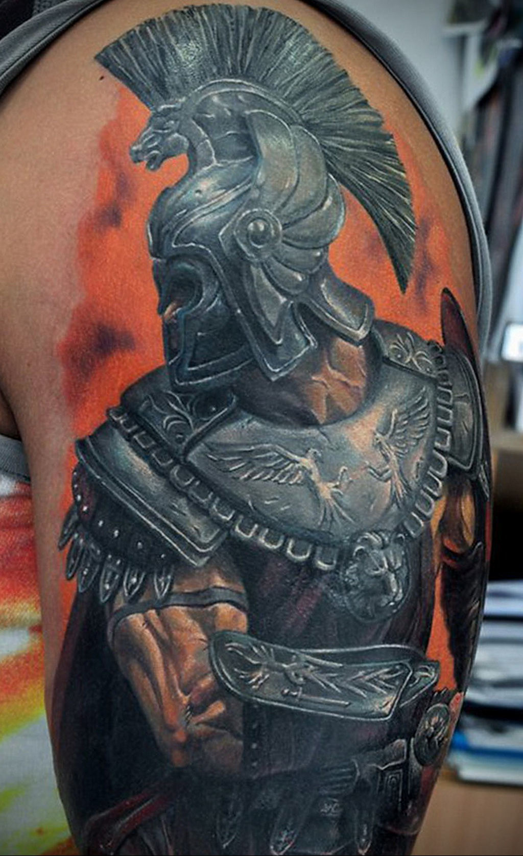 Татуировки воинов на плече: их значение и символика