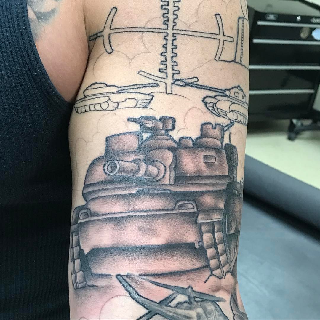 Татуировки танковых войск
