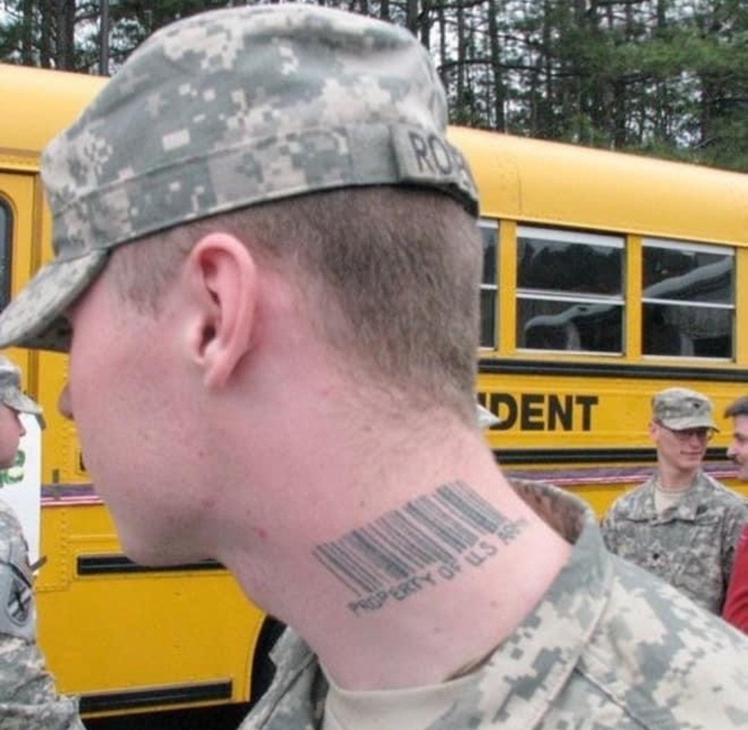 Татуировки о службе в армии