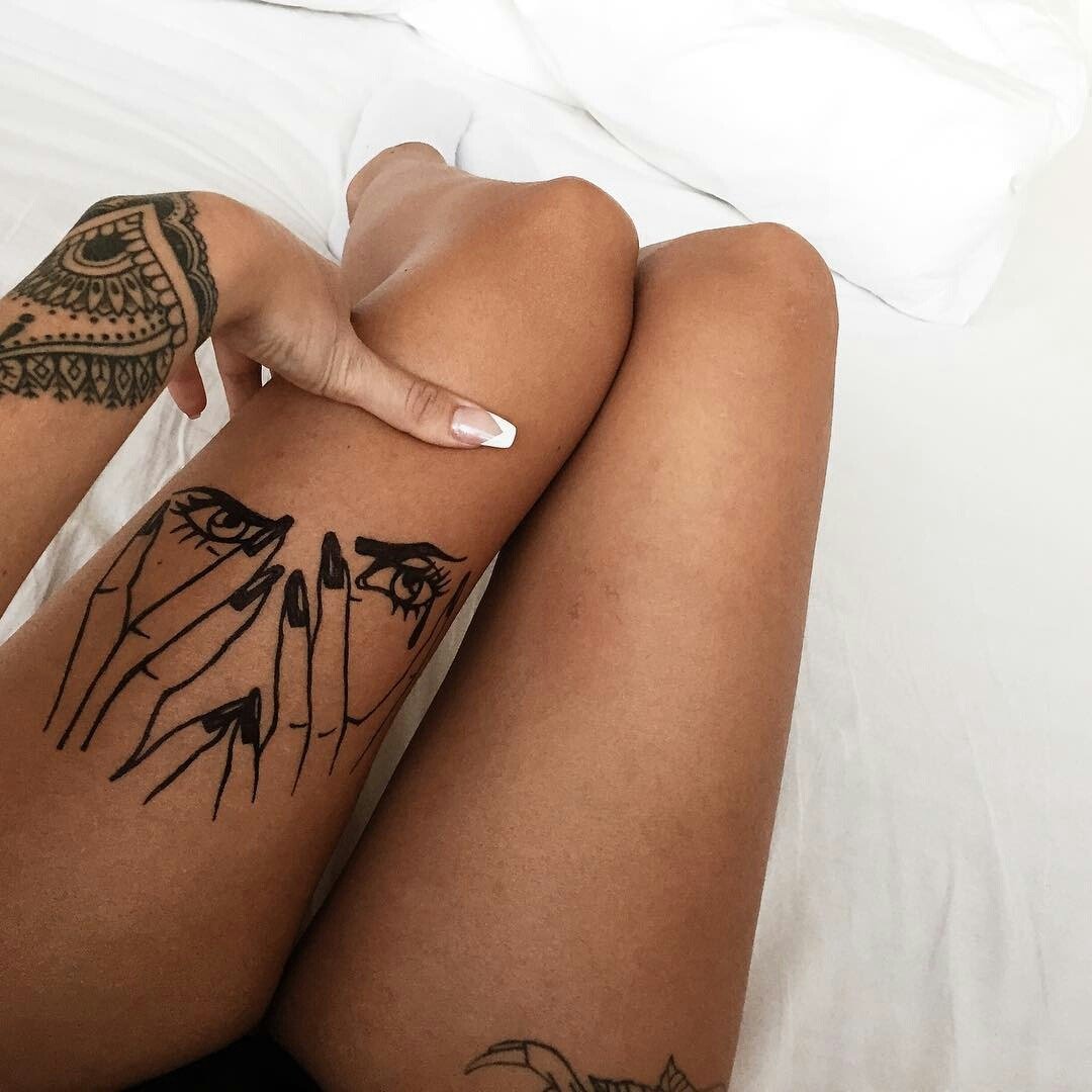 Татуировки для мужчин на ноге