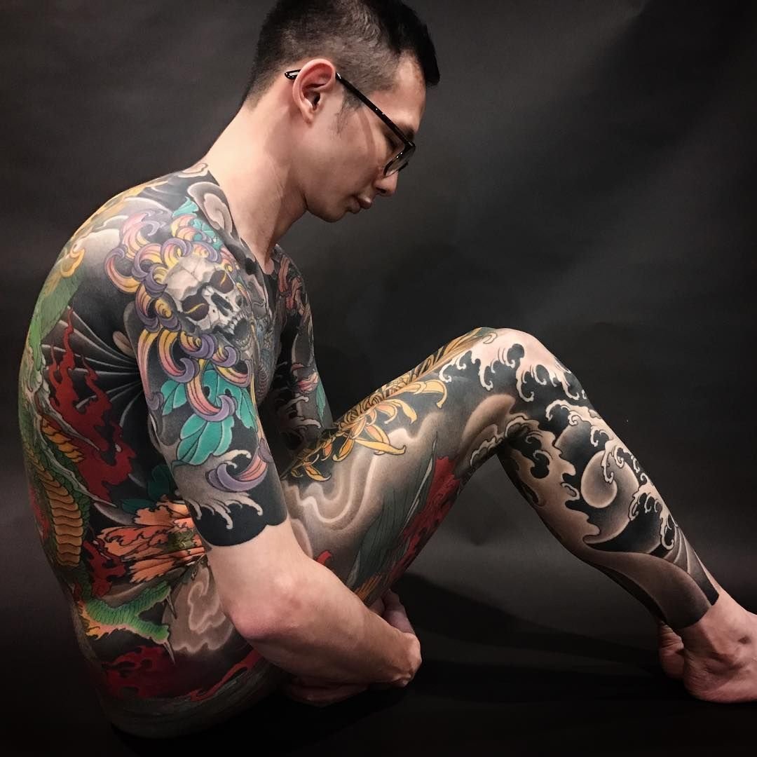 Японские татуировки якудза (59 фото) .