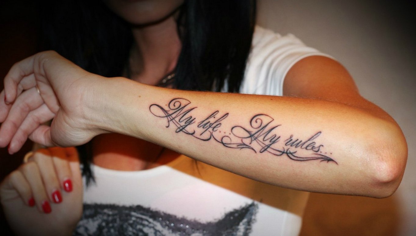 Татуировки для девушек на латыни