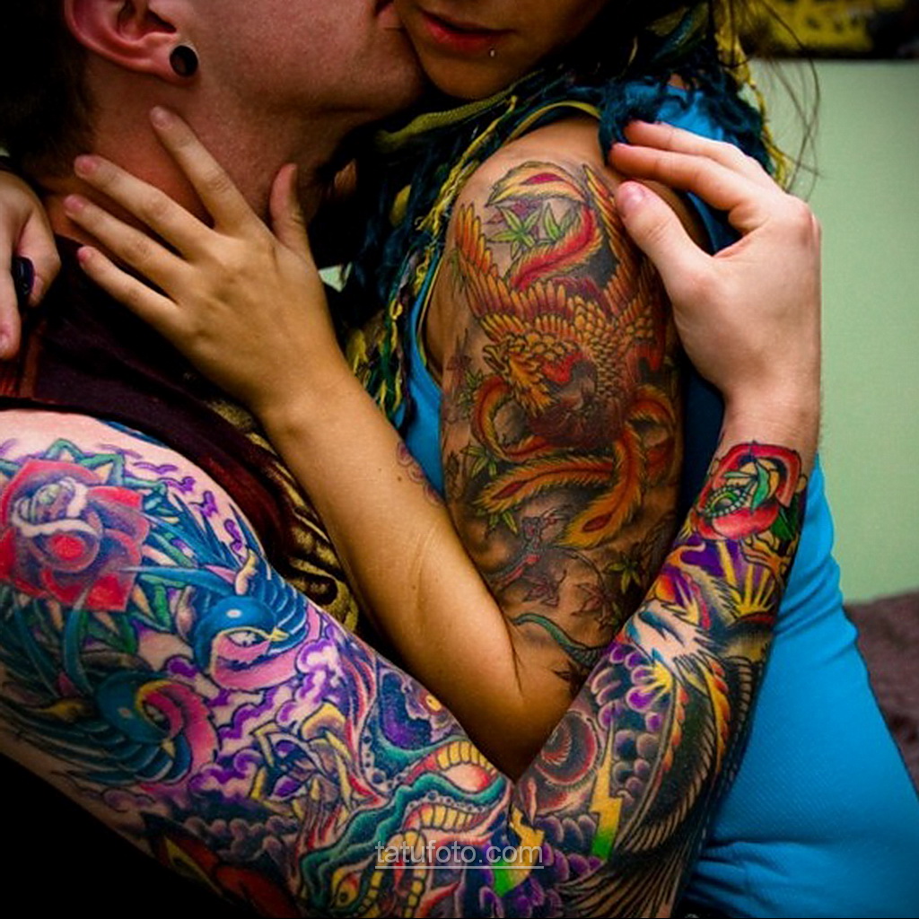 Цветные Татуировки для мужчин