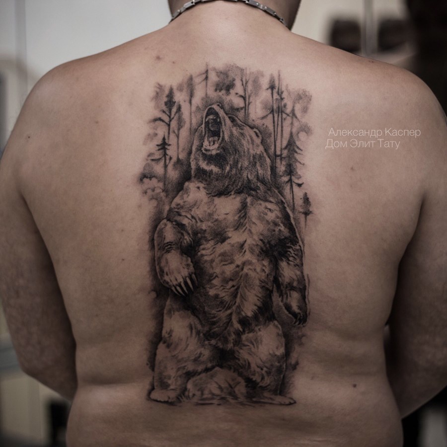 Мужская татуировка медведь - thebestterrier.ru