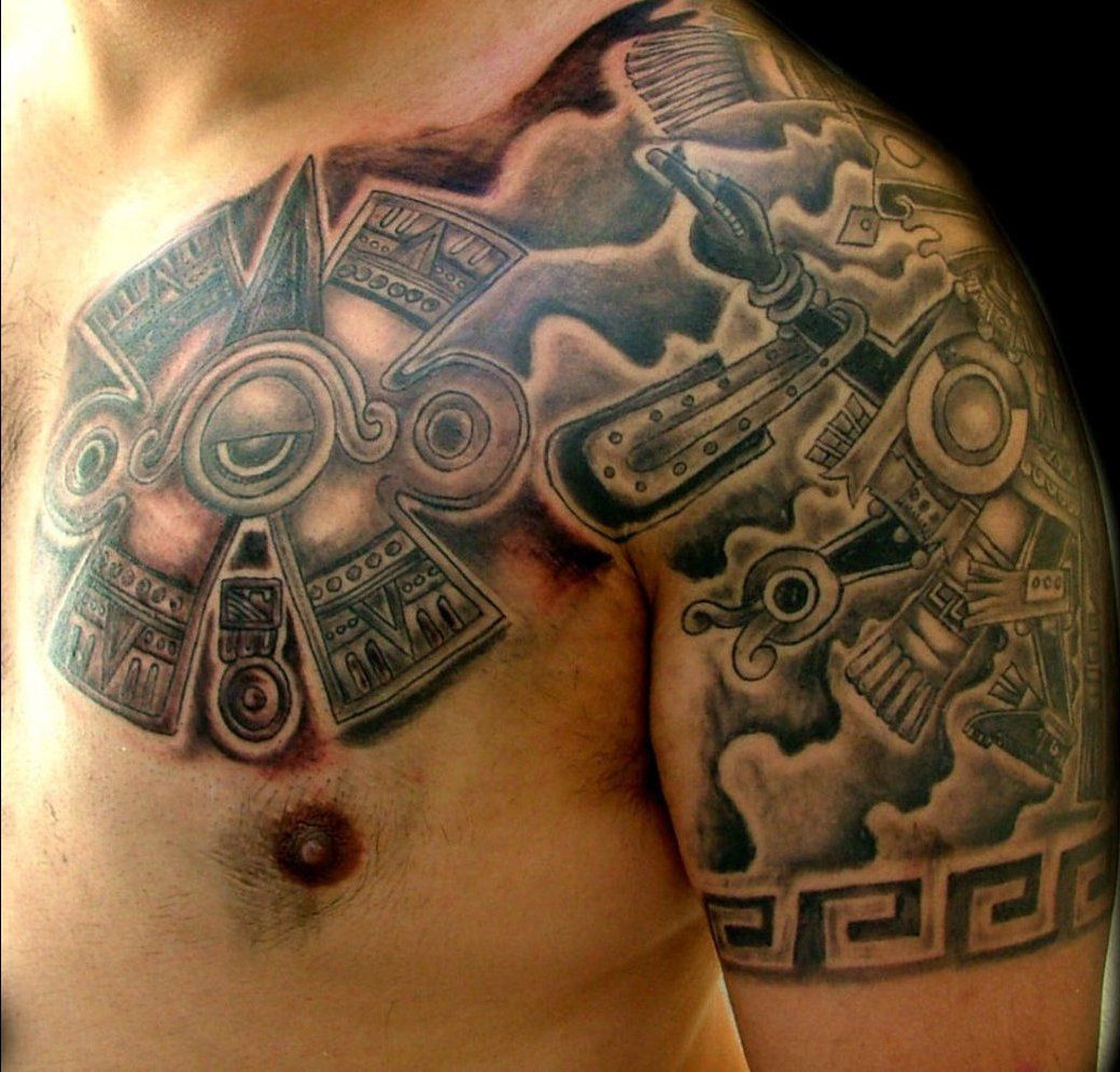 Татуировки Майя и ацтеков