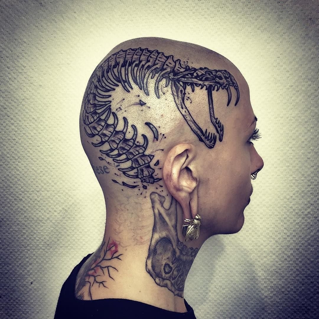 Красивые Татуировки для головы