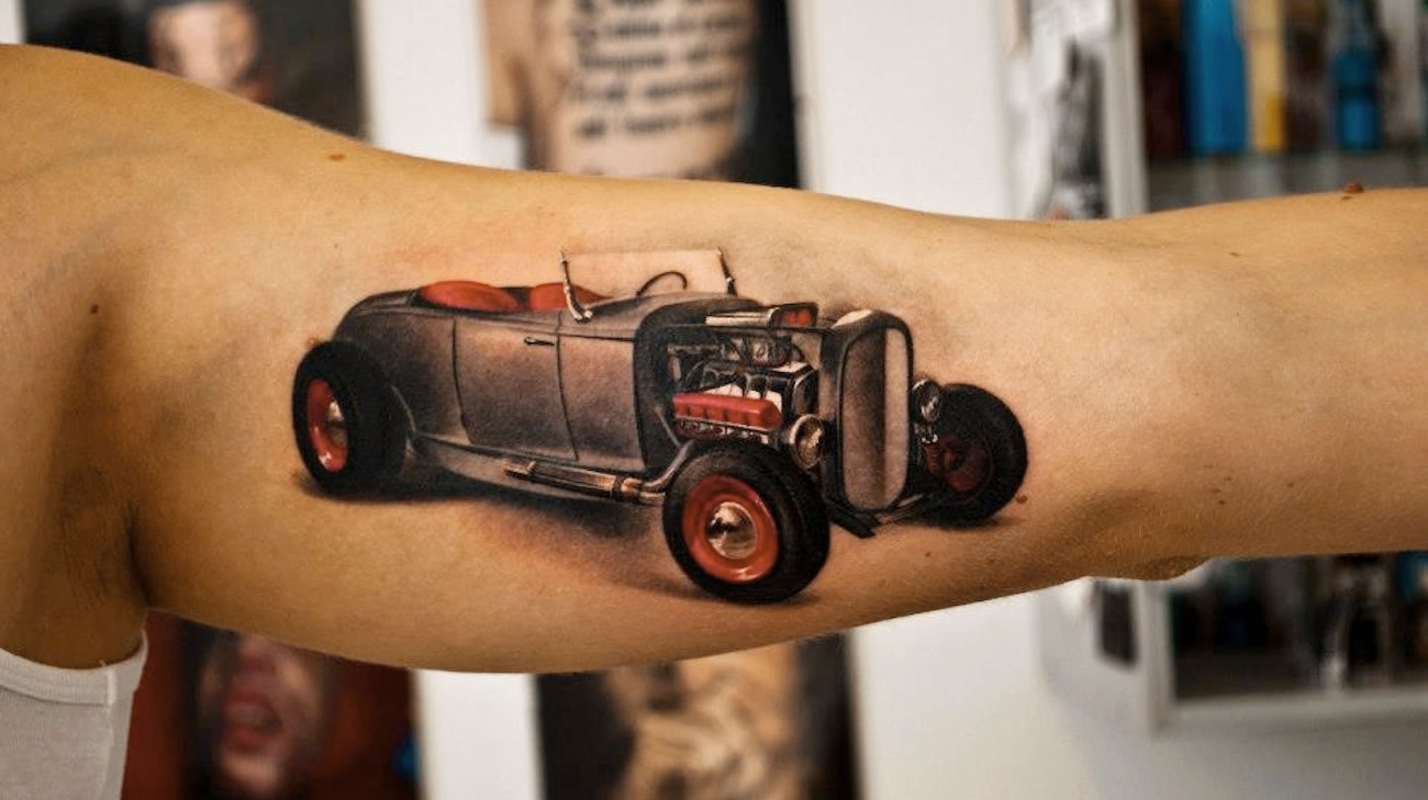 Татуировки машины (57 фото) .