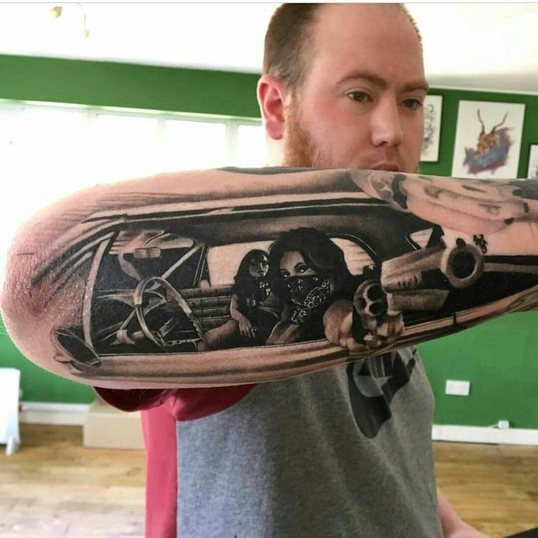 Татуировки на автомобильную тему