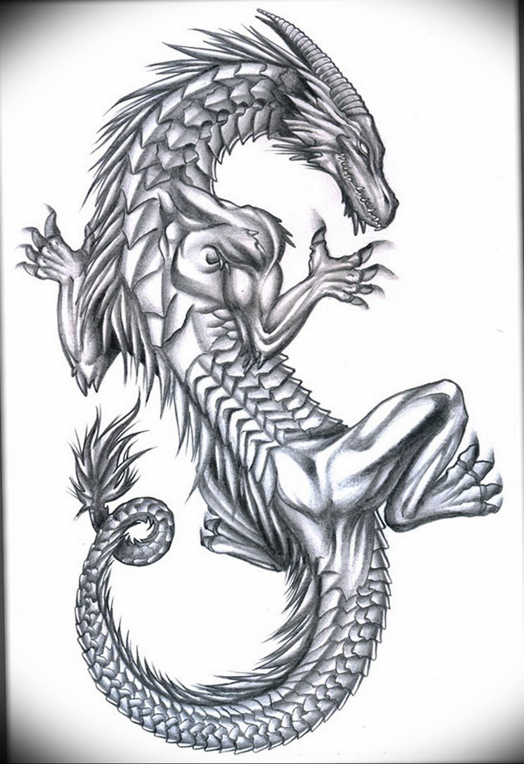 Татуировки драконов эскизы