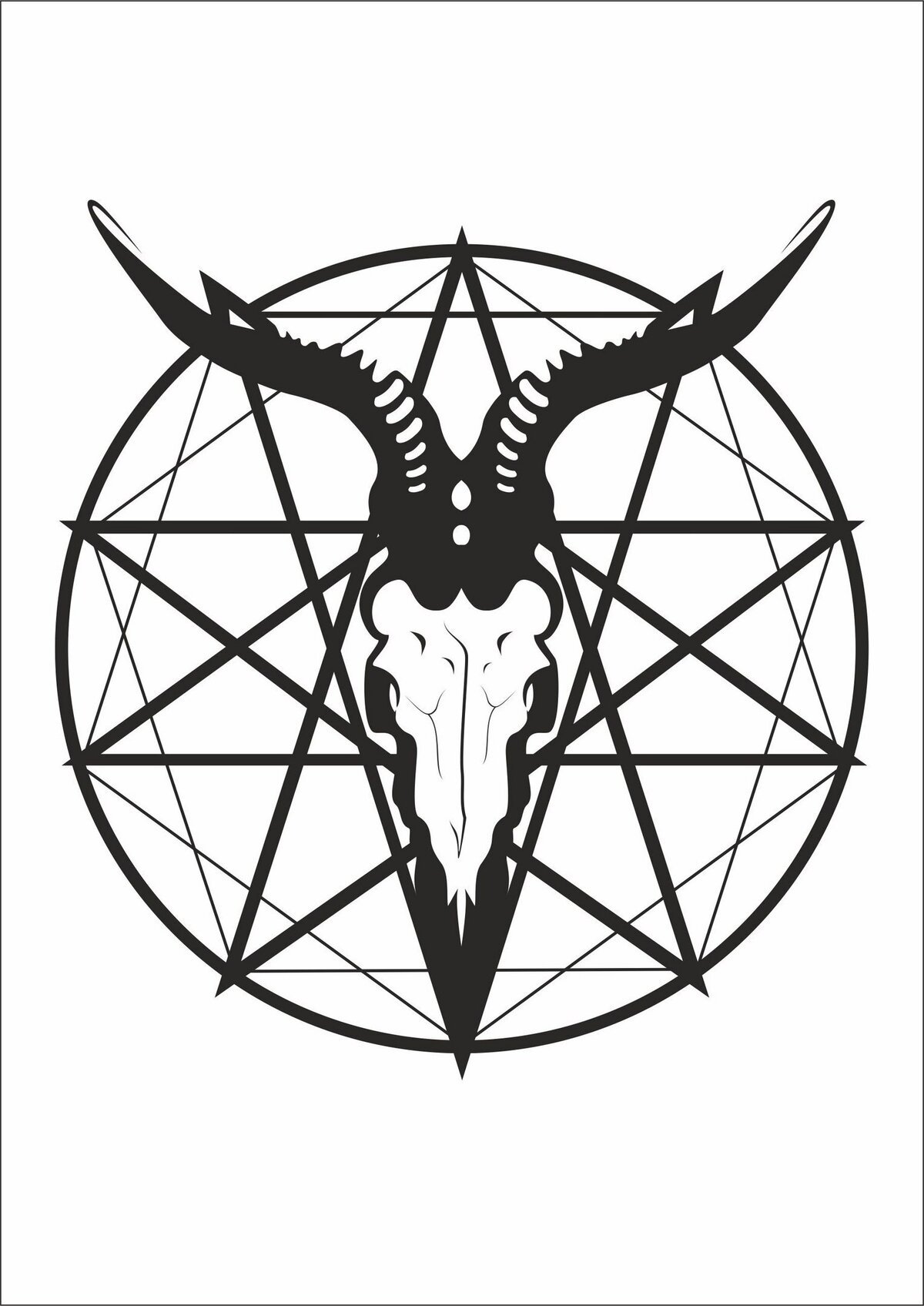 Символ сатаны Бафомет