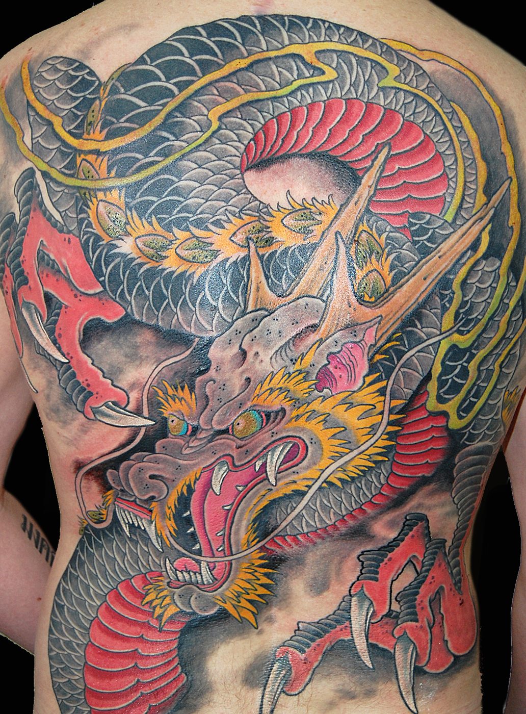Китайский дракон Татуировка якудза